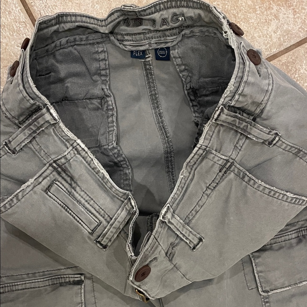 American Eagle Outfitters Men's Cargo Pants in Gray - Picture 7 of 14